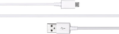 

Chappie Moustache Gionee Pioneer P5W (Micro Usb V2.0)Data Transfering And Charging USB Cable(White)