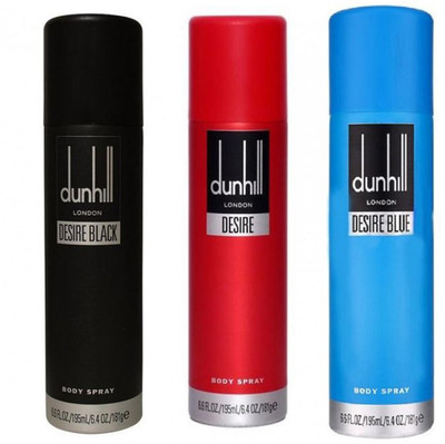 Dunhill DISIRE Body Spray - For Men & Women(585 ml, Pack of 3)