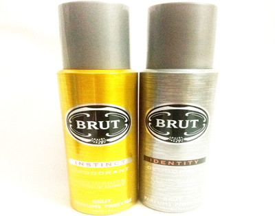 

Brut INSTINCT AND IDENTITY Deodorant Spray - For Men(400 ml, Pack of 2)