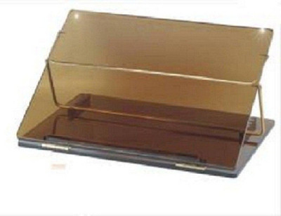 

ROYALE BLUE 2 Compartments ACRYLIC TABLE TOP WITH PS SHEET 18*24 INCHES WITH 9MM THICKNESS(BLACK SMOKE TRANSPARENT)