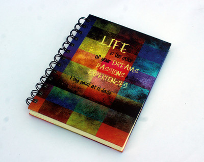 

Craftofpinkcity Regular Journal(spiral binding paper journal, Multicolor)