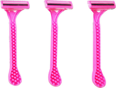 

KONIT Women Preferred Light Pink Coloured Elegant Disposable Razors Disposable Razor(Pack of 3)
