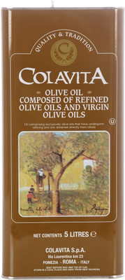 

Colavita 100% Authentic Italian Naturally Pure Olive Oil Tin(5 L)