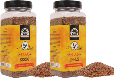 

Wonderland Brown Flax Seeds(400 g, Pack of 2)