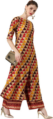 LIBAS Women Kurta and Palazzo Set