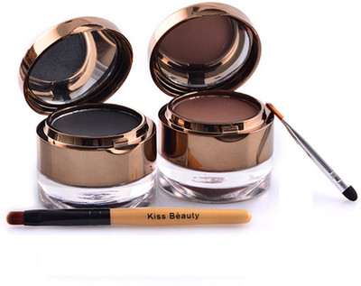 

Kiss Beauty Eyebrow & Gel Eyeliner Black&Brown 10 ml(Black&Brown)