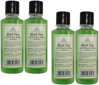 

KHADI PURE GRAMODYOG HERBAL NEEM,TEATREE & BASIL FACE WASH Face Wash(840 ml)