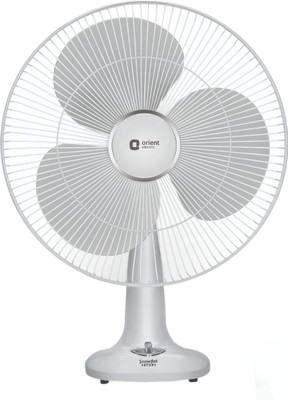

Orient Electric Snowfall 16TC01 3 Blade Table Fan(White, Pack of 1)
