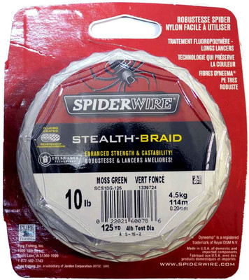 

SPIDERWIRE Braided Fishing Line(Green)