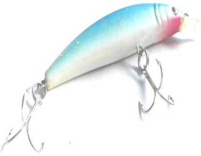 

JUST ONE CLICK Fishing lure with 3D eyes Soft Bait Fishing Lure(Pack of 1 Size 4)