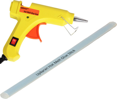 

Upkaran Yellow Super Mini 20W On Off Switch And Indicator With 1 Hot Melt Glue Stick Standard Temperature Corded Glue Gun(7 mm)