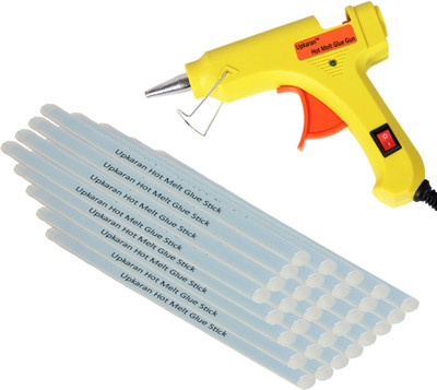 

Upkaran Professional 20 Watt with 30 Hot Melt Glue Sticks (8inch/20cm) Standard Temperature Corded Glue Gun(7 mm)