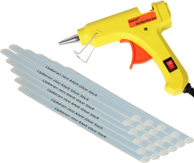 

Upkaran Professional 20 Watt with 20 Hot Melt Glue Sticks (8inch/20cm) Standard Temperature Corded Glue Gun(7 mm)