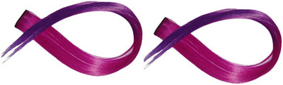 

Majik Colored Extension Violet/Move Colour with Clip in Straight Piece Hair Extension