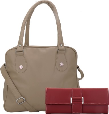 

Lady bar Hand-held Bag(Beige)