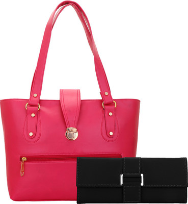 

Lady bar Shoulder Bag(Pink)
