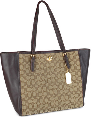 

Coach Tote(Beige, Brown)