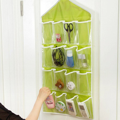 

Surbhi 16 Pockets Clear Hanging Bag for Socks Bra Underwear Cupboard Rack Hanger Storage Organizer, Accessories Organizer( )