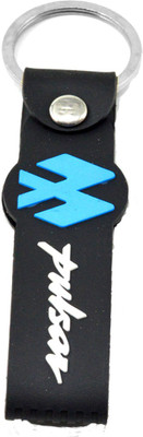 

Faynci Pulsar Inspired Double Sided Blue/Black Silicone collectible Racing Bike Keychain Key Chain