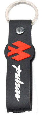 

Faynci Pulsar Inspired Double Sided Red/Black Silicone collectible Racing Bike Keychain Key Chain