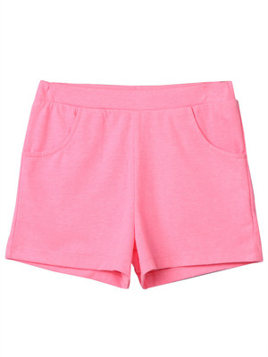 

Beebay Short For Girls Casual Solid Cotton(Pink, Pack of 1