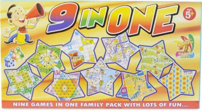 Nici 9 in One Board Game(Multicolor)