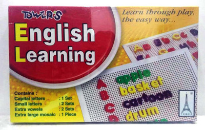 

Nici English Learning Kit - Number, letetr Learning Blocks(Multicolor)