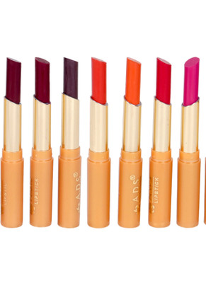 

ADS Waterproof lipstick set of 7 multicolor -(bbb)(Multicolor, 1.5 ml)