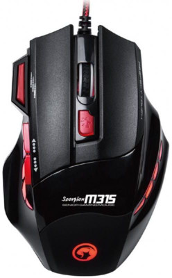 

Marvo M315+ G1 Optical Gaming Mouse Wired Optical Gaming Mouse(USB 2.0, Black)