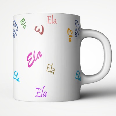 Abaronee Ela in name style2 Ceramic Coffee Mug(350 ml)