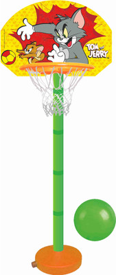 

Tom & Jerry Adjustable Height Basketball Set(Multicolor)