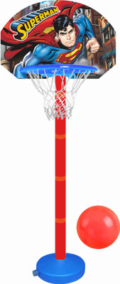 

Superman Adjustable Height Basketball Set(Multicolor)