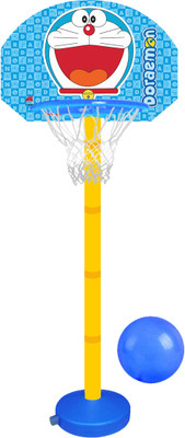 

Doraemon Adjustable Height Basketball Set(Multicolor)