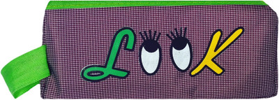 

Monte Polo Kids Lookup Art Canvas Pencil Box(Set of 1, Multicolor)