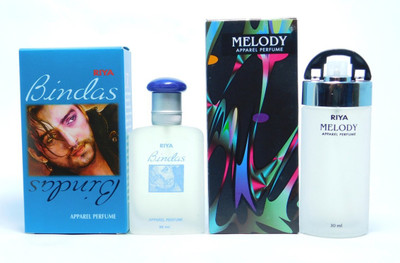 

Riya BLACK MELODY & BINDAS BLUE Eau de Parfum - 60 ml(For Men & Women)