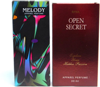 Riya OPEN SECRET & BLACK MELODY Eau de Parfum - 60 ml(For Men & Women)