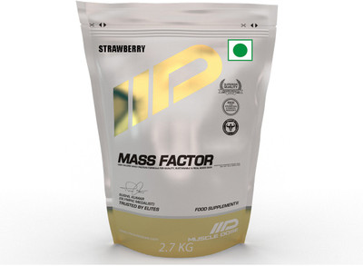 

MUSCLEDOSE Mass Factor Weight Gainers/Mass Gainers(2.7 kg, Strawberry)