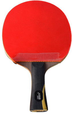 

DHS TT Bat Long Handle Wang Red, Black Table Tennis Racquet(164.96 g), Black;red