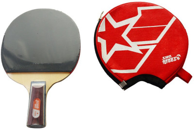 

DHS TT Bat A1005 Red, Black Table Tennis Racquet(Standard, 160.93 g), Black;red