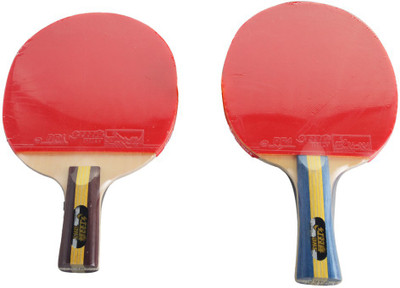 

DHS TT Bat S-S3F2 Red, Black Table Tennis Racquet(162 g), Black;red