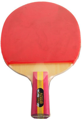 

DHS TT Bat S-S207 Red, Black Table Tennis Racquet(160.93 g), Black;red
