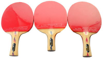 

DHS TT Bat S-S4F3 Red, Black Table Tennis Racquet(162 g), Black;red