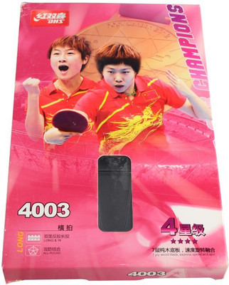

DHS TT Bat A4003 Red, Black Table Tennis Racquet(164.96 g), Black;red