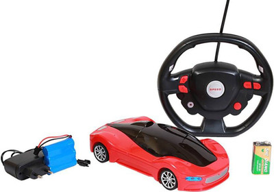 

TALKING GANESHA Bounce Rollover Red stunt car with steering Wheel Remote Control (Red)(Red)