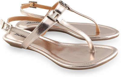 

Bata Women Gold Flats