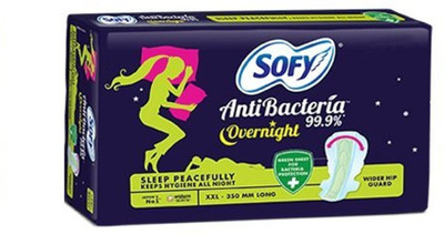 Sofy Antibecteria Overnight XXL (20 Pads) Sanitary Pad(Pack of 20)