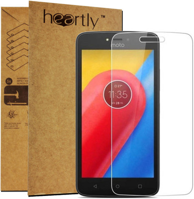 Heartly Tempered Glass Guard for Motorola Moto C Plus(Pack of 1)