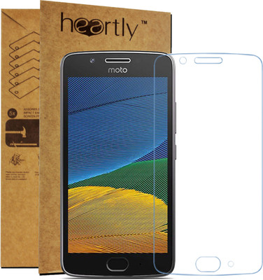 Heartly Tempered Glass Guard for Motorola Moto G5(Pack of 1)