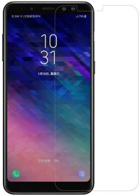 Ultra Clear Tempered Glass Guard for Samsung galaxy A8+,Samsung Galaxy A8 Plus(Pack of 1)