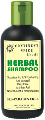

Continent Spice Khadi Herbal Shampoo (SLS & Paraben Free)-CS682005(210 ml)